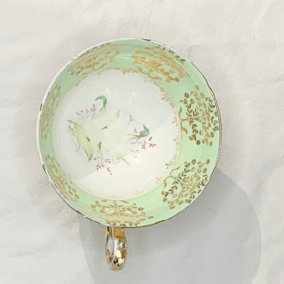 Vintage Royal Grafton Lily of the Valley Cup & Saucer Fine Bone China England - Picture 7 of 9